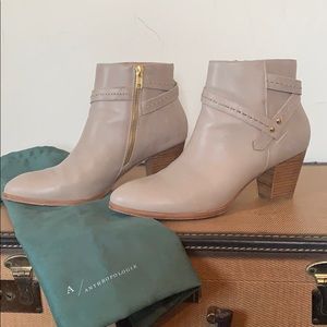 Anthropologie leather boots
